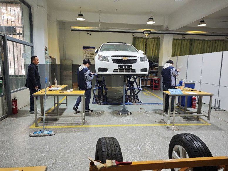 實操考試：制動器拆裝檢測